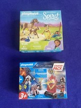 Lot Of 2 NEW Playmobil Sets - Spirit Riding Free + Novelmore Starter Pack - £11.83 GBP