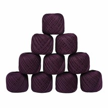Cotton Crochet Thread Mercerized Embroidery Cross Stitch Craft Making Yarn Ball - £13.90 GBP