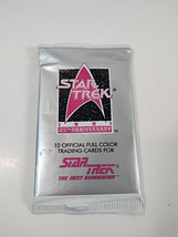 ONE Vintage 1991 Star Trek Original Trading Cards Sealed Wax Series 1 (Pink) Vtg - £2.30 GBP