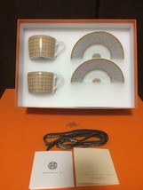 Hermes Mosaique Au 24 Tea Cup Gold porcelain dinnerware tableware coffee 55 - $723.59