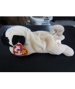 Vintage Ty Beanie Babie - Pugsly the Pug  (1996) - $9.89