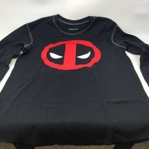 Marvel Men&#39;s Long Sleeve Deadpool Logo Thermal Size S - £32.54 GBP