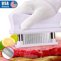Meat Tenderizer - 48 Ultra Sharp Needle 304 Stainless Steel Blades Kitch... - £26.57 GBP