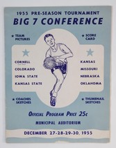 1955 Big 7 Conference Official Program December 27-30 Basketball KU Cornell - £23.66 GBP