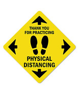 SignMission Non-Slip Floor Graphic Coronavirus Vinyl Decal - Thank You f... - $114.24 CAD