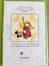 Angelic Delights December Quilt Block 14&quot; x 14&quot; by Bee Creative New 1999  - $7.91