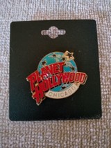 Vintage Planet Hollywood Original Logo Souvenir Enamel Lapel Pin -Chicago - $13.61