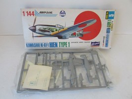 Vtg Ahm Crown Model Kit Kawasaki KI-61-1 Hien Type 1 Airplane 1/144 New H7 - £14.58 GBP