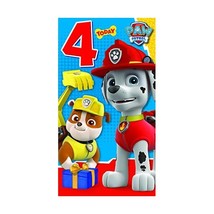 Paw Patrol Have a Pup-Tastic 4th Birthday Greeting Card  - $7.00