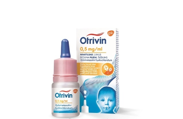 Otrivin Nasal drops 0.05%, 10 ml - $12.44