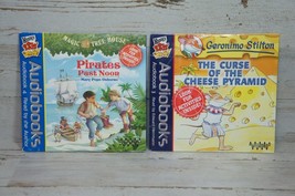 Lot 2x Wendy&#39;s Kids&#39; Meal Audiobooks Curse of Cheese Pyramid + Pirates Past Noon - £8.87 GBP