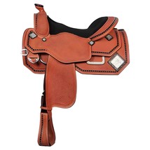 Handmade Genuine Western Leather Horse Saddle Wade Pleasure 11&quot; - 18&quot; - £447.04 GBP