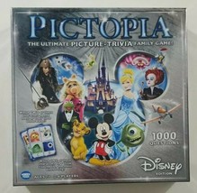 Pictopia Disney Edition Picture Trivia Board Game 2014 Wonderforge  - $15.88