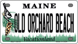 Old Orchard Beach Maine Novelty Mini Metal License Plate Tag - $14.95