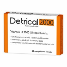 Detrical Vitamin D Maintain Bone,Muscular and Immune System 60 Caps - $34.09