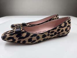 kate spade leopard print shoe bow, slip on - $44.10