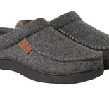 Dearfoams Mens&#39; Size Small (7-8), Indoor/Outdoor Slipper Easy On/Off, Grey - £12.78 GBP