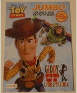 Lot of 2 Toy Story Jumbo Coloring Activity Book &amp; box 24ct Buzz Lightyea... - £7.46 GBP