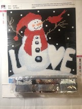 Snowman Diamond Painting Full Round Drill - £5.75 GBP