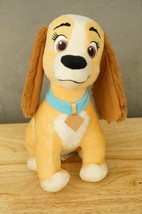 NOS Walt Disney Store Plush Toy LADY Cocker Spaniel Dog With Original Tags - £19.67 GBP