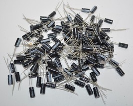 Lot of 135 NEW SMG 25v 68uf Radial Capacitors 85℃   5x11mm - £34.78 GBP