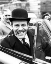Terry-Thomas bounder grin with cigarette holder in Sunbeam Alpine 8x10 photo - £7.66 GBP