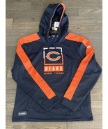 New Era Chicago Bears Combine Training Navy Blue Orange Hoodie Sz Medium... - £26.44 GBP