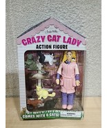 CRAZY CAT LADY 8&#39;&#39; ACTION FIGURE SET 6 Cats Funny Gag Gift Sealed  Archi... - £10.97 GBP