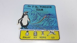 The F-16 Penguin Team RNoAF KV NDRE GD 4” Sticker - £4.18 GBP