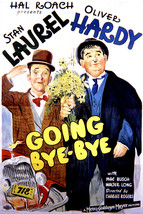 Stan Laurel And Oliver Hardy In Going Bye-Bye! 16x20 Canvas Giclee - £52.57 GBP