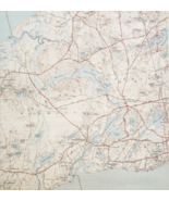 1940 Map USGS Topographic Cape Cod Massachusetts Antique Quadrangle TOPO21 - €42,79 EUR