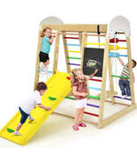 Indoor Jungle Gym 8in1 Montessori Climbing Toys for Toddlers with Double... - $531.83 CAD