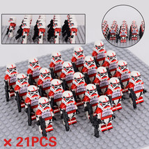 21pcs Star Wars Commander Thorn Red Clone Elite Shock Troopers MiniFigur... - $29.99