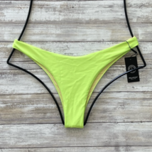 Relleciga Swim Neon Green Super Cheeky Brazilian Cut Bikini Bottom (M) Nwt - £39.18 GBP