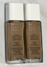 2 Revlon Nearly Naked Makeup Foundation SPF 20 - 210 Sun Beige - 1 oz - £14.74 GBP