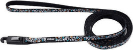 Lil Pals Reflective Dog Leash with E-Z Snap and Stylish Teal and Orange Paws - £11.81 GBP