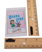 Disney California Lilo &amp; Stitch Ohana Luau - DCA Souvenir 3&quot; Button Pin 2002 - £7.86 GBP