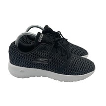 Skechers Go Walk Joy Comfort Shoes Goga Lace Up Black White Womens Size 7 - £35.03 GBP