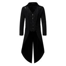 Steampunk Tailcoat Medieval Gothic Coat Jacket Renaissance Formal Tuxedo - £33.68 GBP+