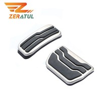 Zeratul Auto Pedals Stainless Steel No Drill Car ke Gas Pedal Covers Kit for  Fu - £73.46 GBP