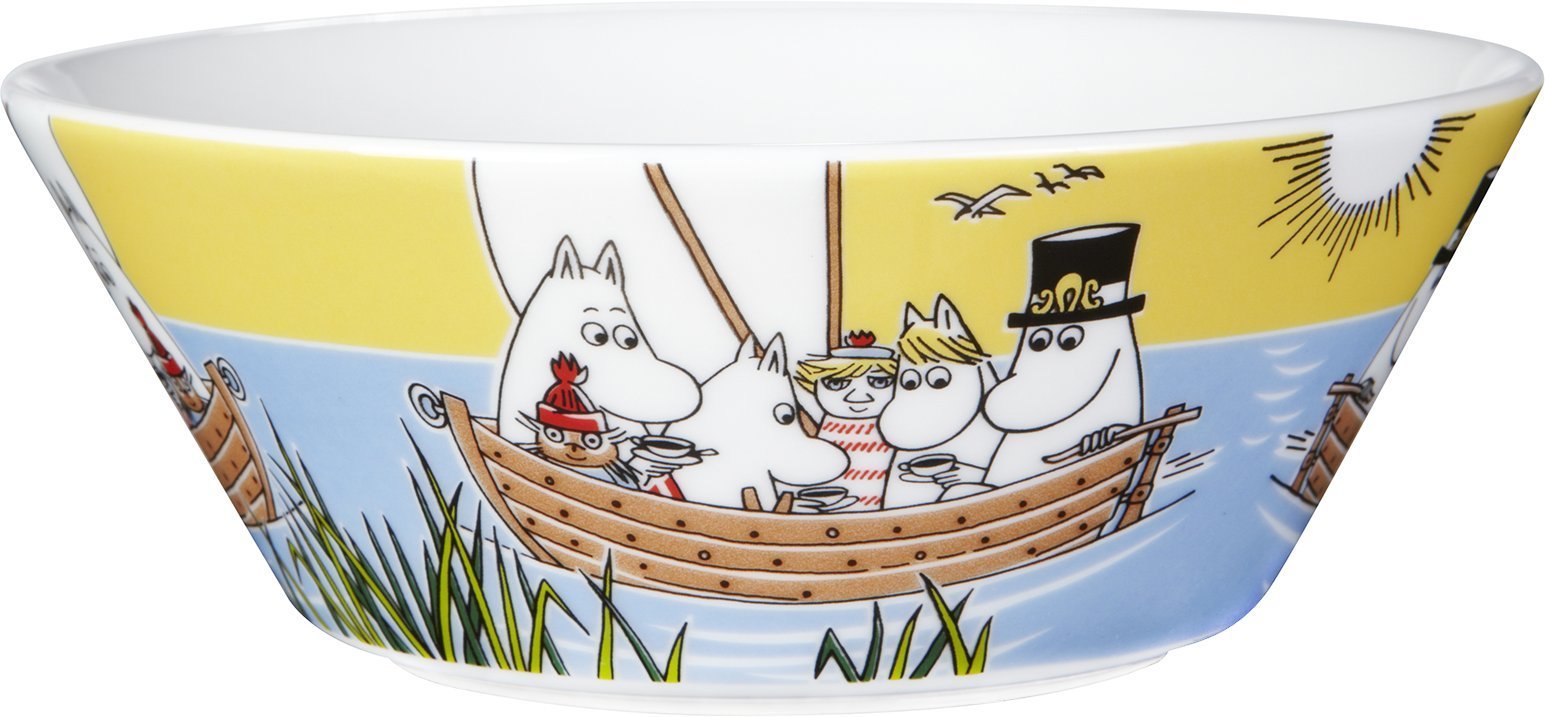 Primary image for ARABIA ( Arabic ) Moomin 2014 Summer bowl Sailing with the Niblings u0026 Tootic