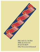 Bead Loom Vintage Motif 31 3D Multi-Color Bracelet Pattern PDF Format BP_139 - £3.19 GBP