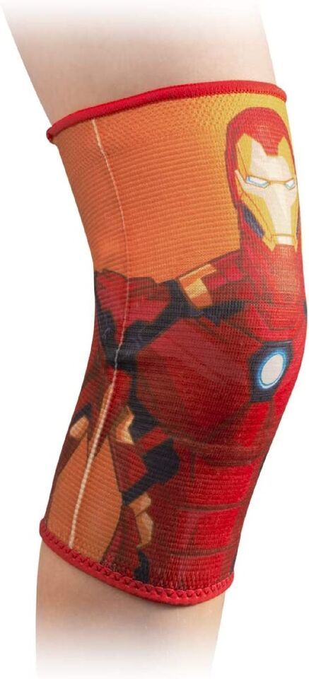 Marvels Iron Man Elastic Compression Knee Sleeve PEDIATRIC - $14.55