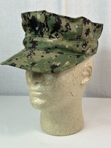 U.S. Navy Cap Working Type Iii Woodland Digital Camo Hat w/ Ace Size 7 1/2 - 7.5 - £22.16 GBP