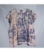 Johnny Was 2pc Womens XL Embroidered Floral Boho Set Tie Dye Top Blouse ... - €67,82 EUR