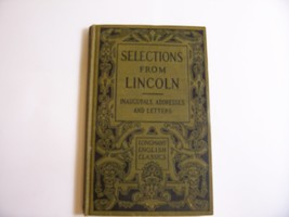 Selections From Lincoln: Inaugurals, Addresses and Letters [Hardcover] Abraham L - £23.87 GBP