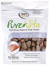 Pure Vita Skin and Coat Dog Treats 6 oz - $10.93