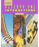 Holt Mathematics: Student Edition Algebra One Interactions Course 2 2001 - €35,84 EUR