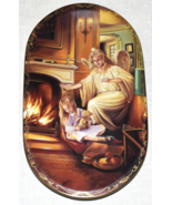Annaburg Plate Someone To Watch Over Me Guardian Angel Nurturing Innocence - $13.67 CAD
