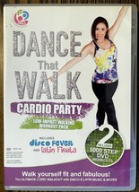 Dance That Walk - Cardio Party Disco Fever &amp; Latin Fiesta 2 Discs Dvd Very Good - $11.24